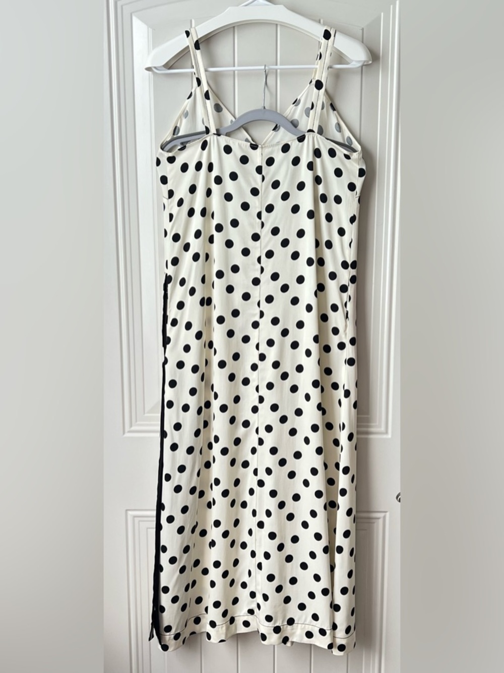 Zara Limited Edition Polka Dot Slip Dress M Midi Blogger Viral - Picture 4 of 14